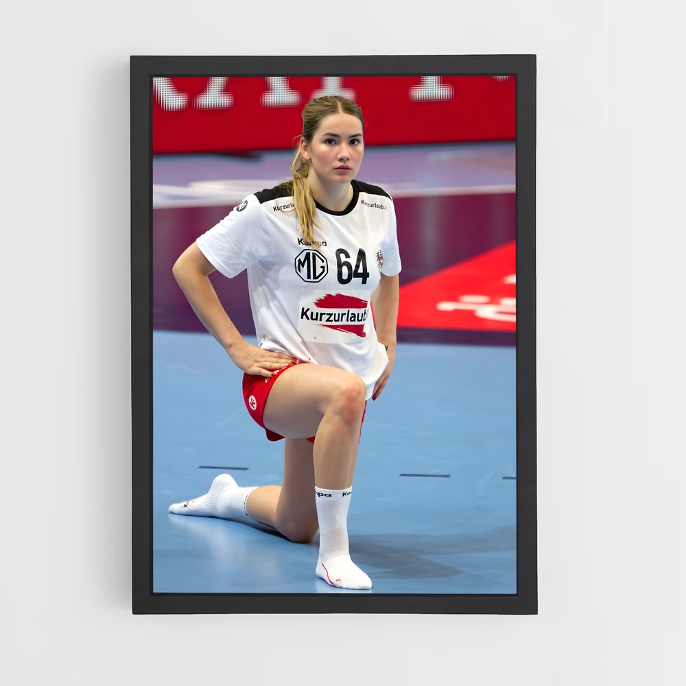 Poster Sérénité Athlétique – affiche Handball (vue 2)